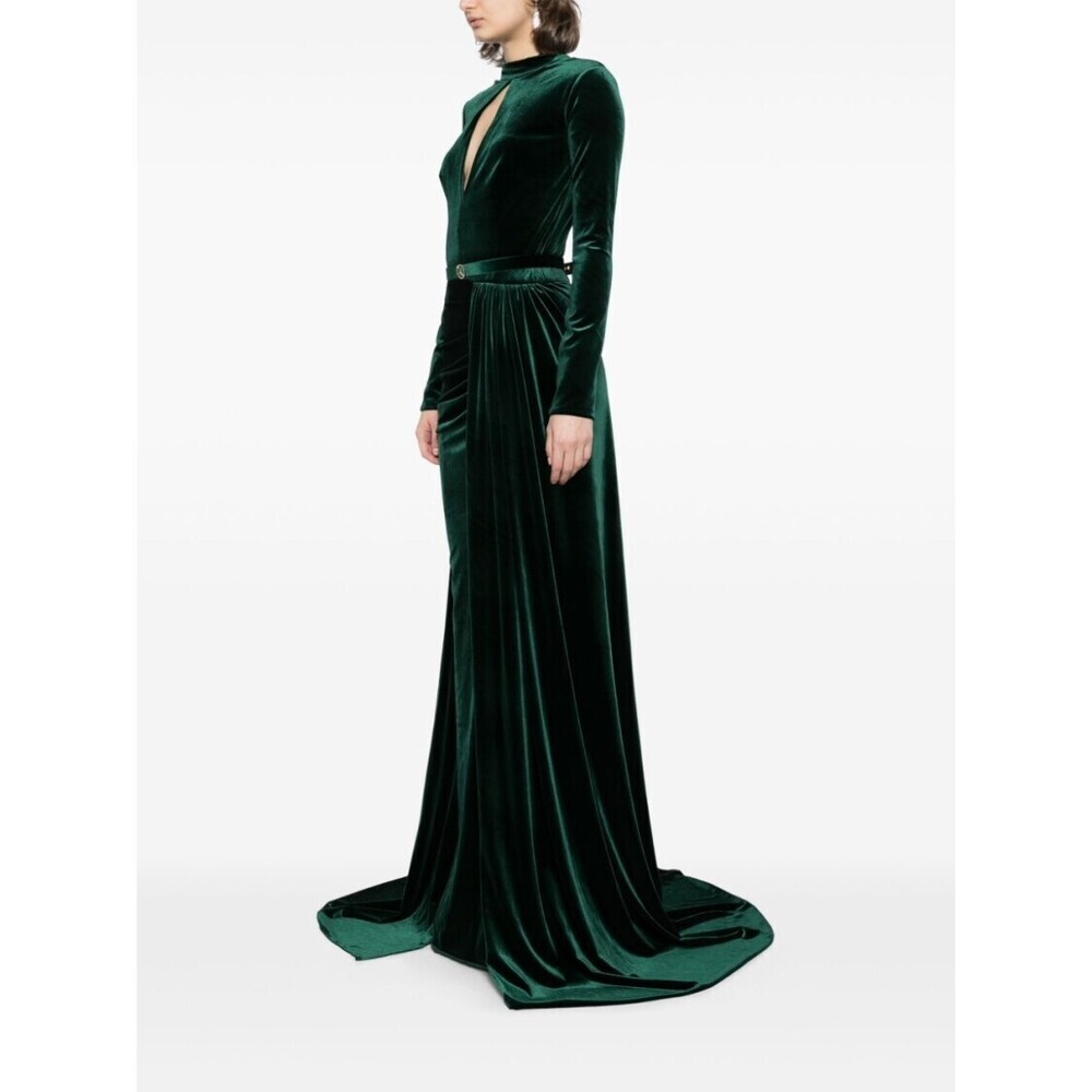 Saiid Kobeisy Velvet Long Dress